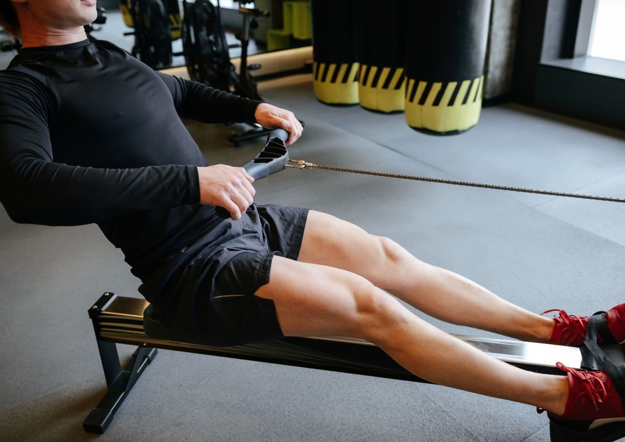 A good rowing stroke to gain muscle mass 